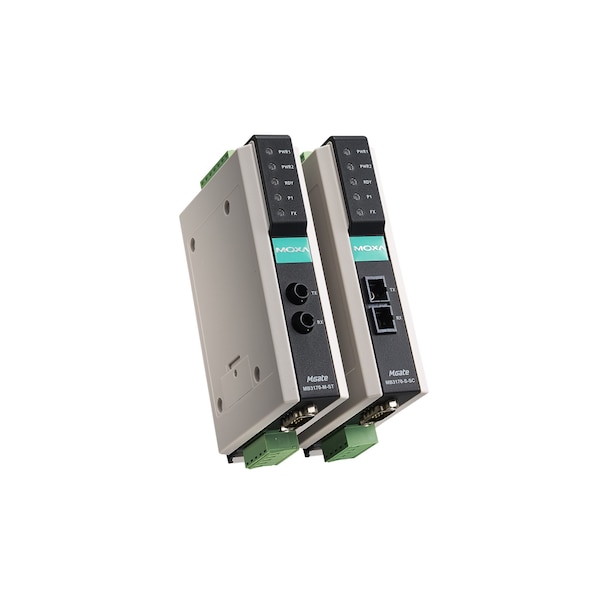1Prt Advnc Modbus Gateway w/1 100Basef Mltimode fbr, Mgate Mb3170-M-St